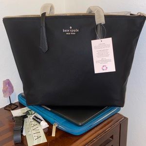 Black Kate Spade Tote Bag
